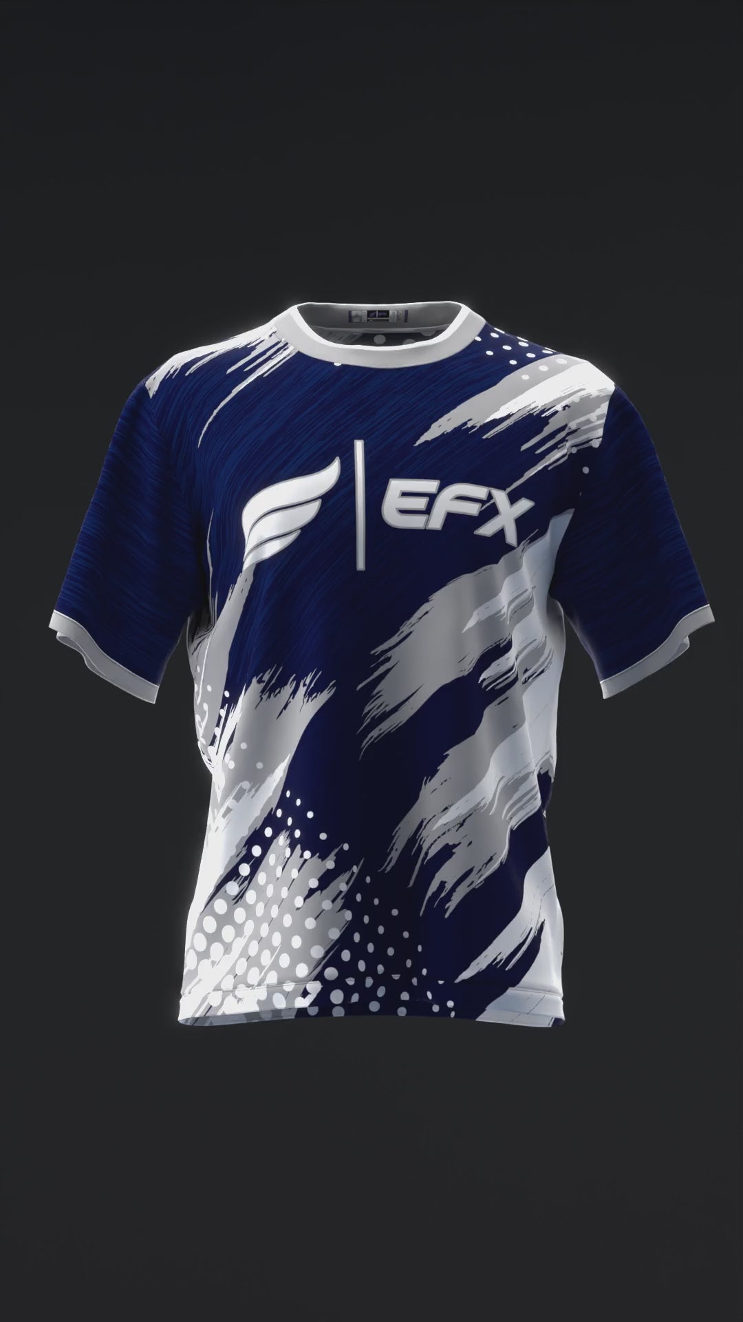 DOXURE - NAVY GRAY SILVER - BOWLING JERSEY