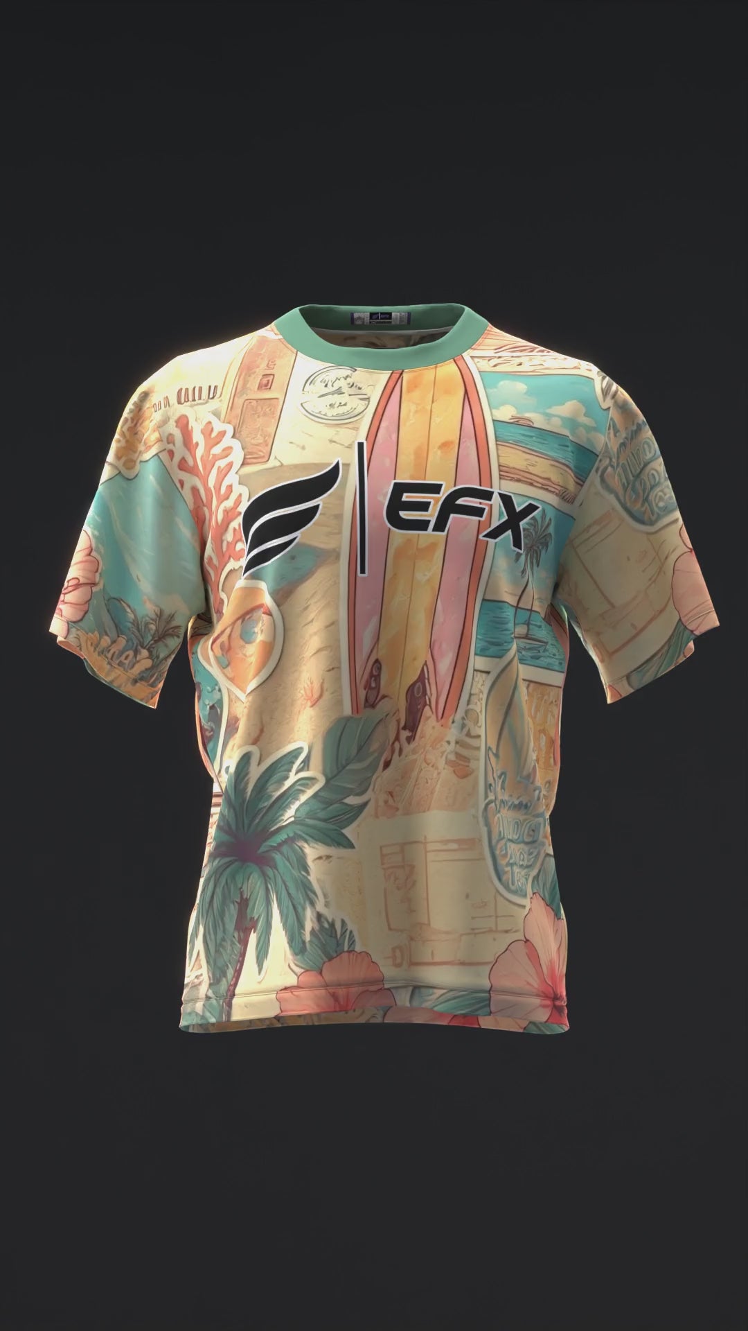 MISAKI BOLLEBY 2025 - RETRO TRAVEL - BOWLING JERSEY