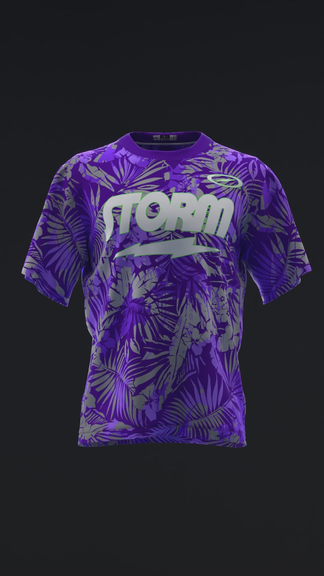 STORM - TROPICAL SURGE PEARL SP NEON - BOWLING JERSEY
