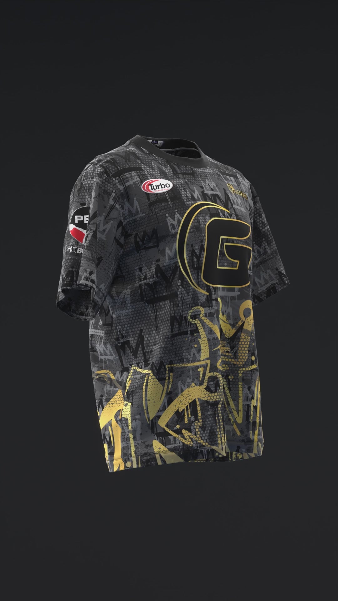 Chris Mcmillan 2025 - Gkr Remix Black Gold - Bowling Jersey