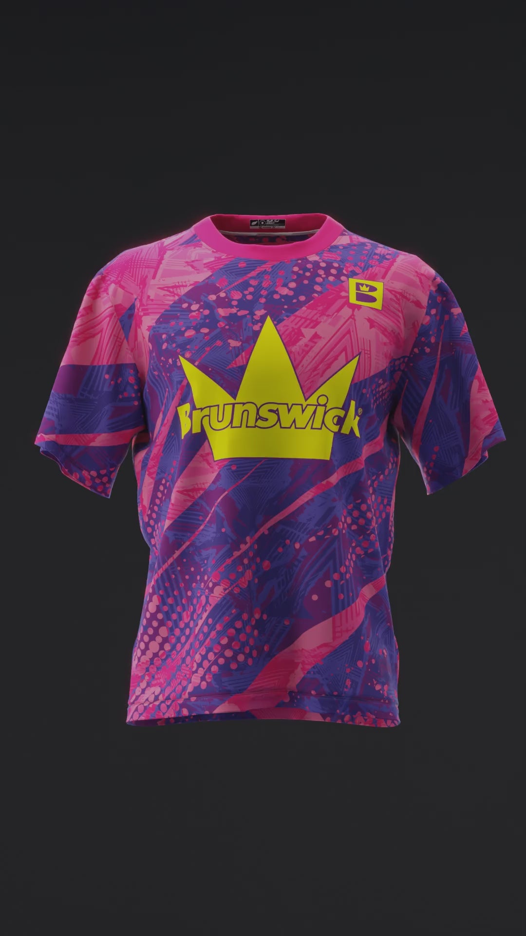Brunswick - Rhino Pink Berry Pearl - Bowling Jersey