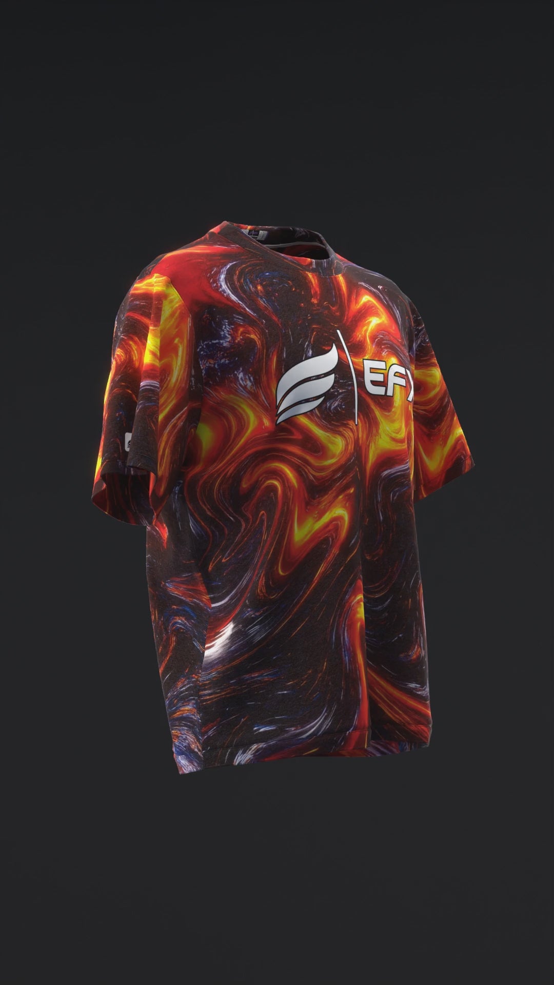 Dark Blaze - Orange - Bowling Jersey