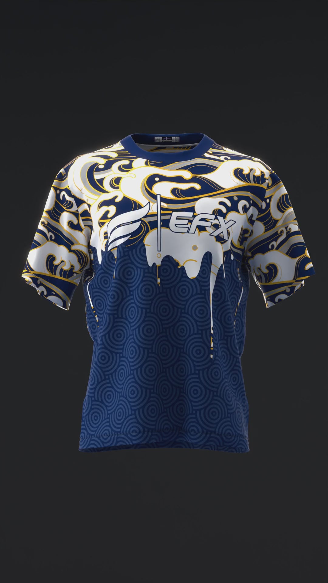 Bonzai - Blue Gold - Bowling Jersey