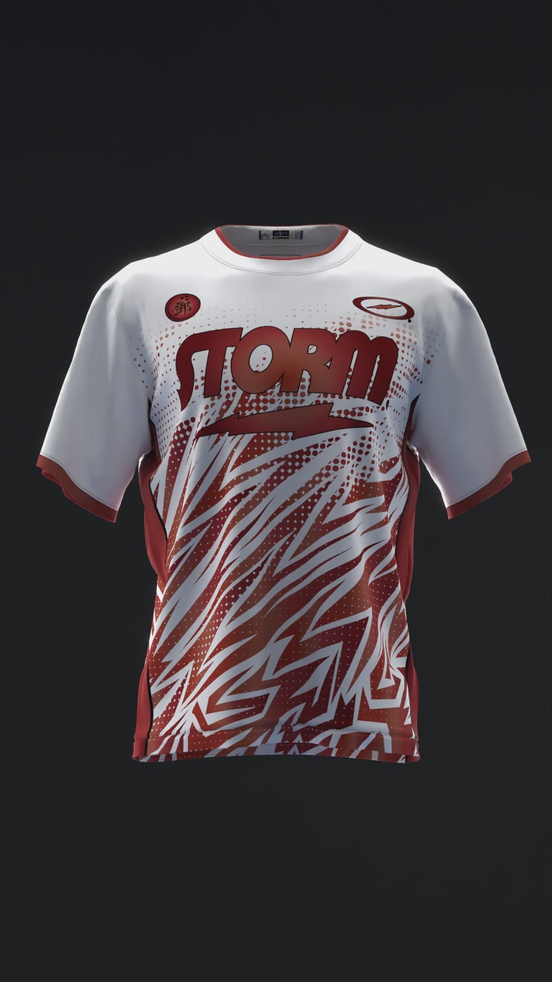 DARREN TANG 2022 - COLORWAY MAROON WHITE - BOWLING JERSEY