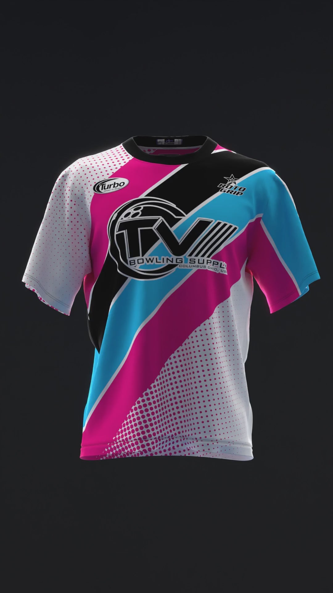 MICHAEL TANG 2025 - RETRO STRIPES - MIA - BOWLING JERSEY