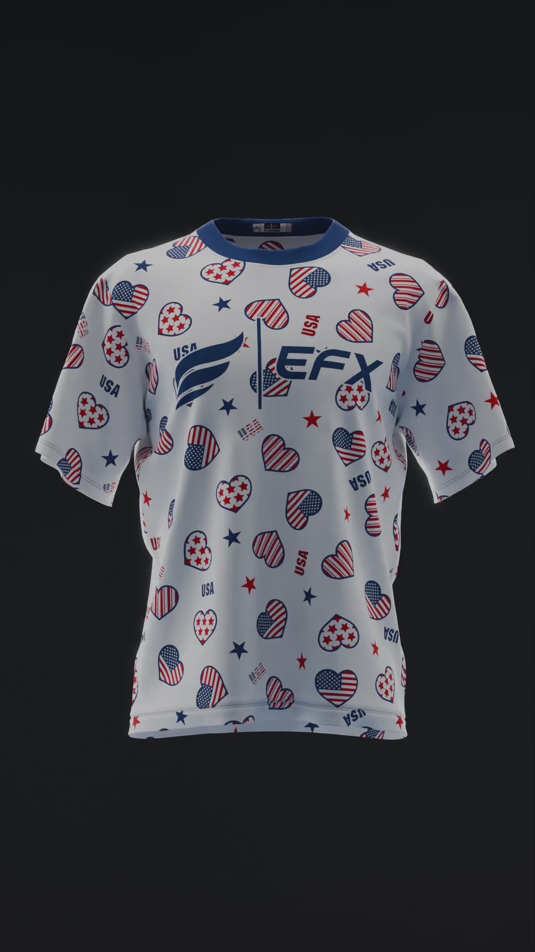 Liberty Love - RWB - Bowling Jersey