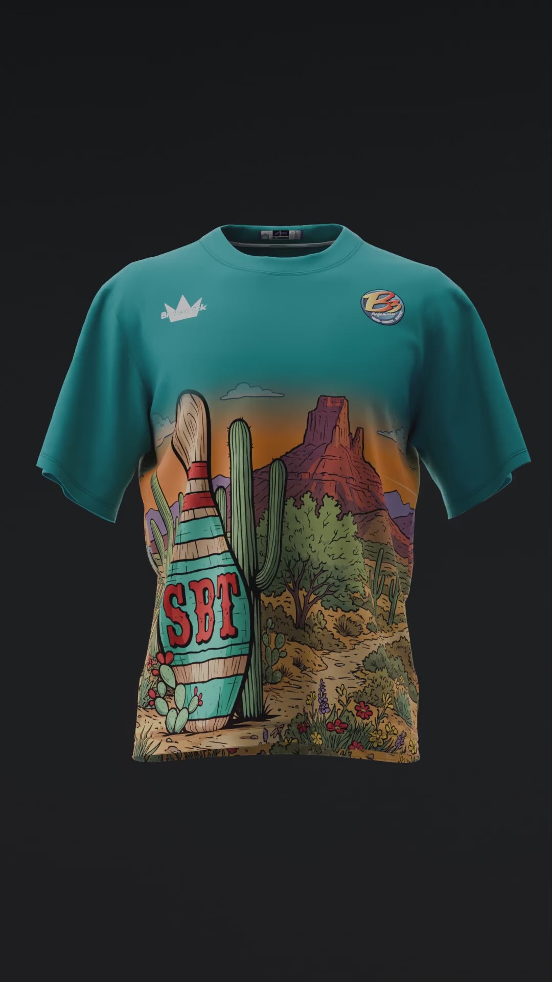 SBT - Desert Teal - Bowling Jersey