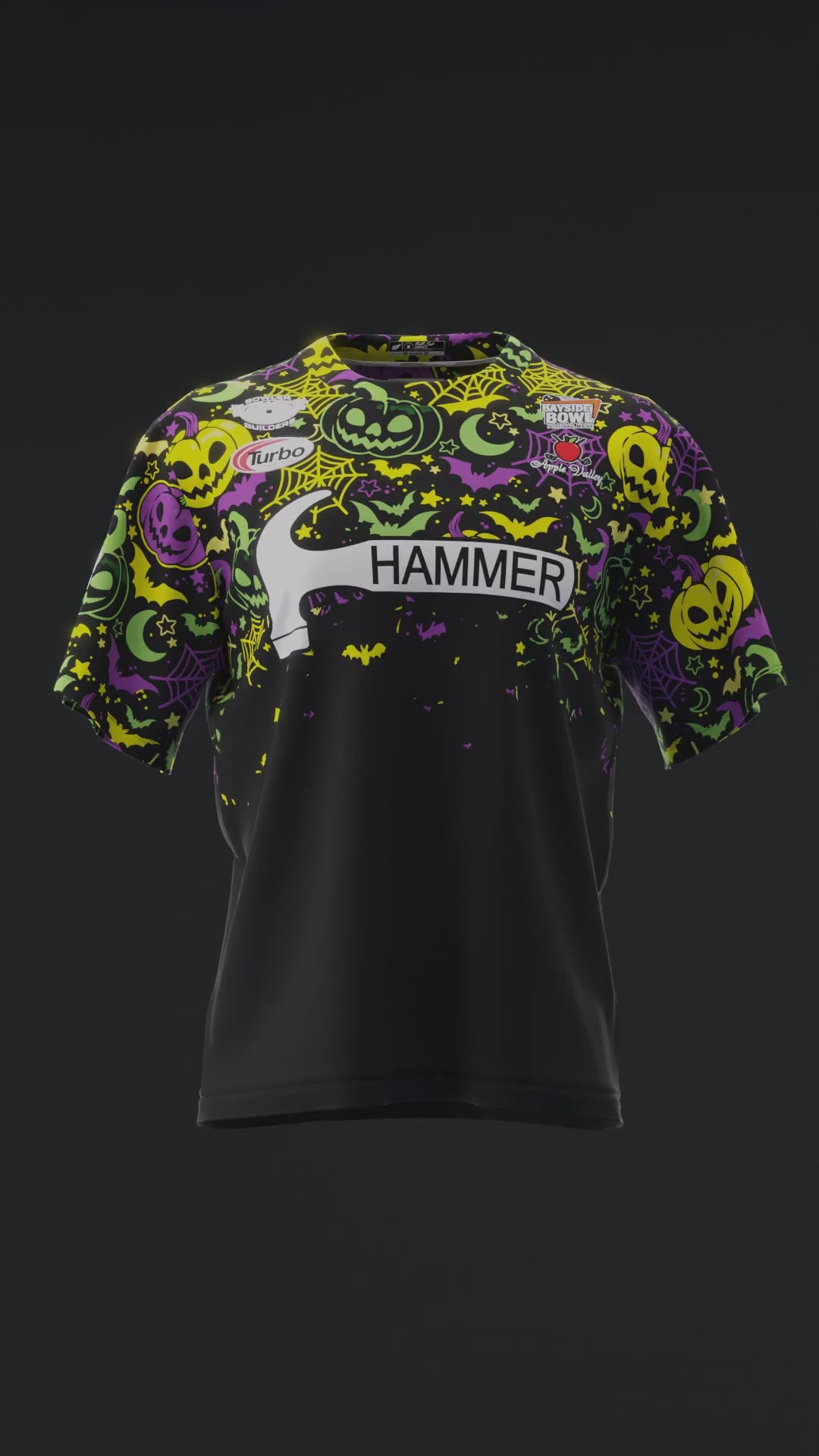 Mallory Clark 2026 - Halloween Emoticon - Bowling Jersey