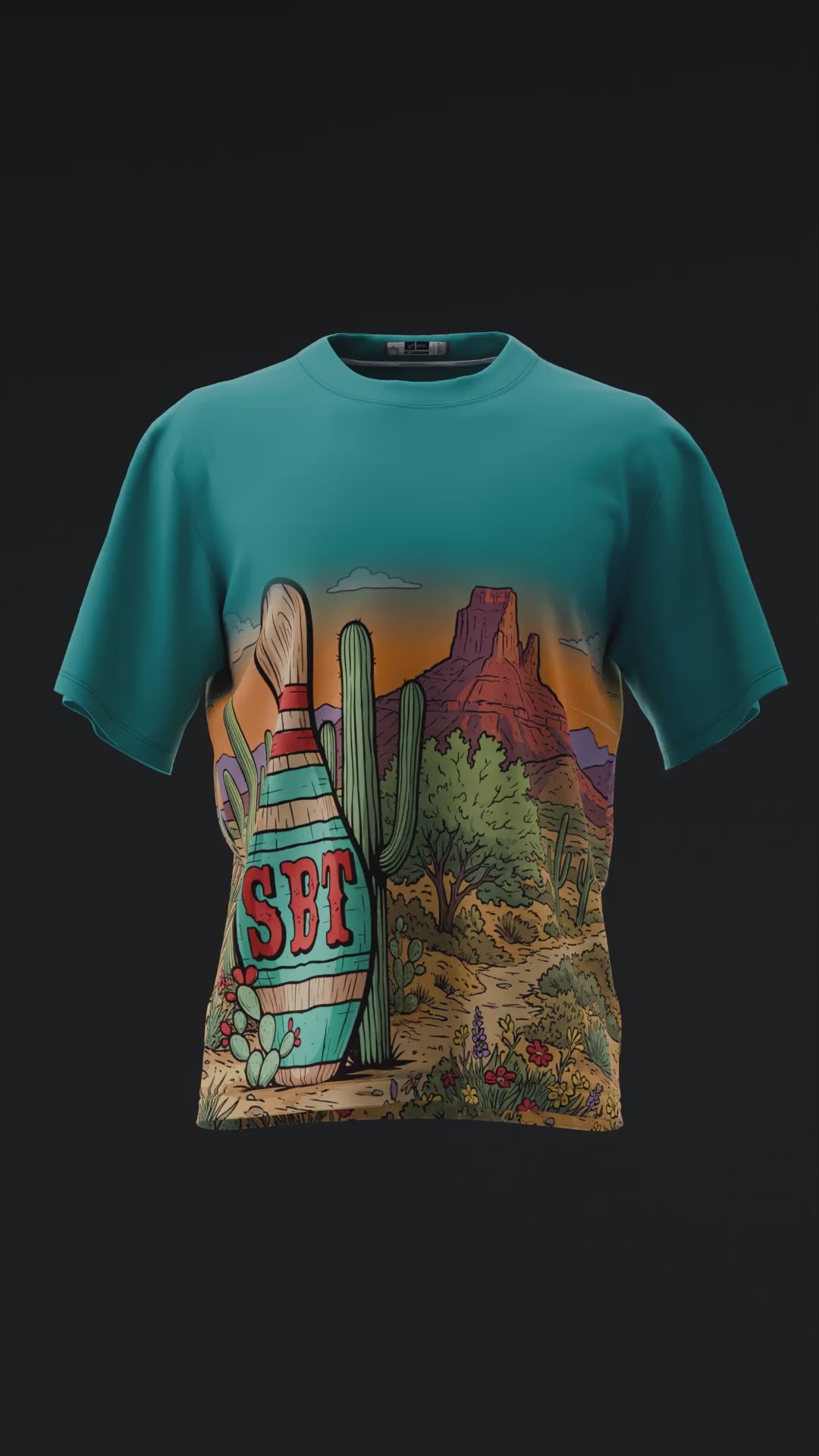 SBT - Desert Teal NS - Bowling Jersey