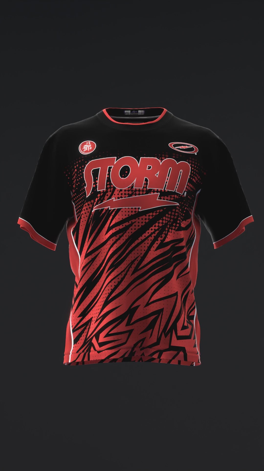 DARREN TANG 2022 - COLORWAY RED BLACK - BOWLING JERSEY