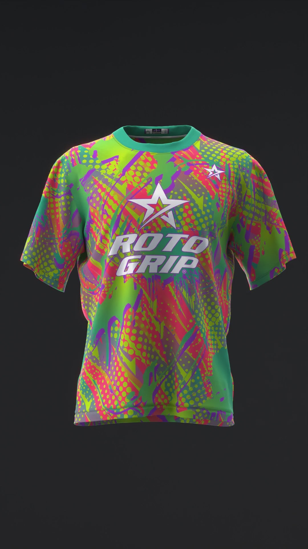 ROTO GRIP - HUSTLE GLOW NEON - BOWLING JERSEY