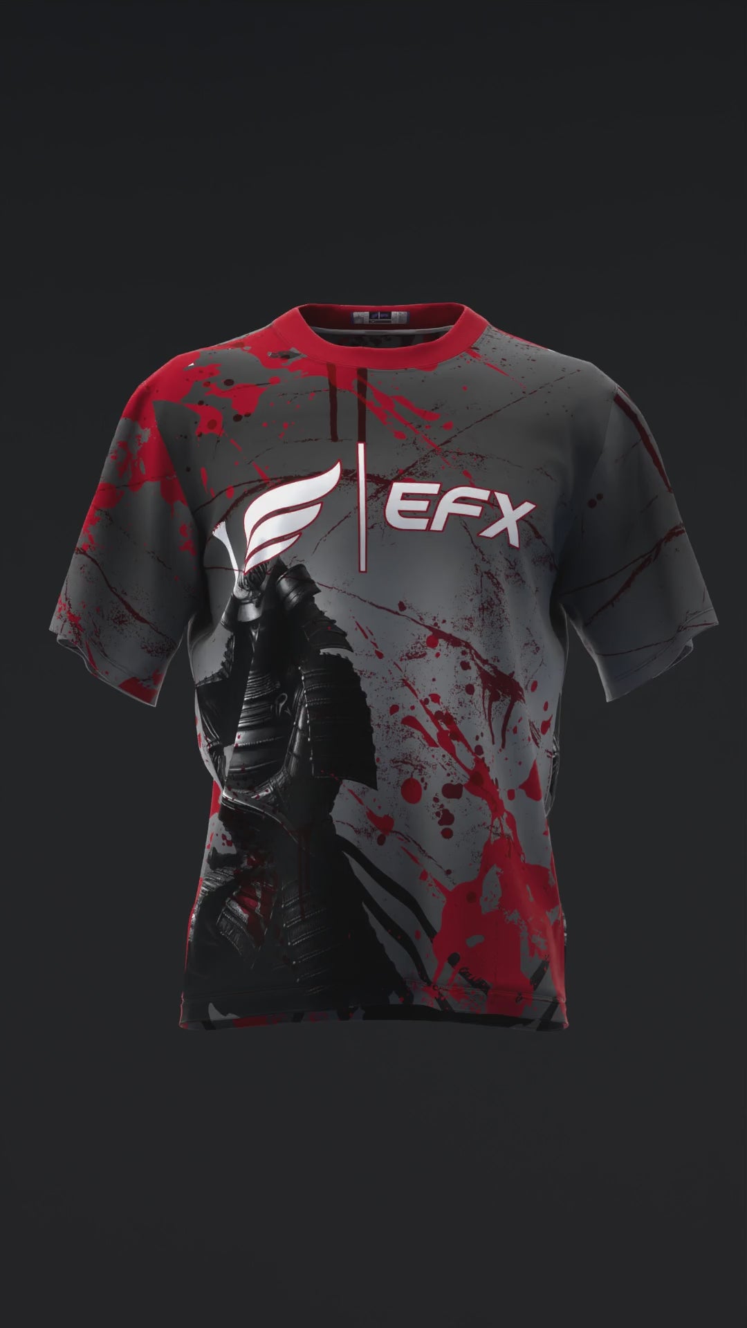 Blade Oath - Gray Red - Bowling Jersey