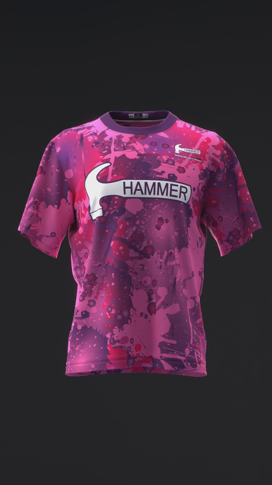 HAMMER - AXE PURPLE PINK - BOWLING JERSEY