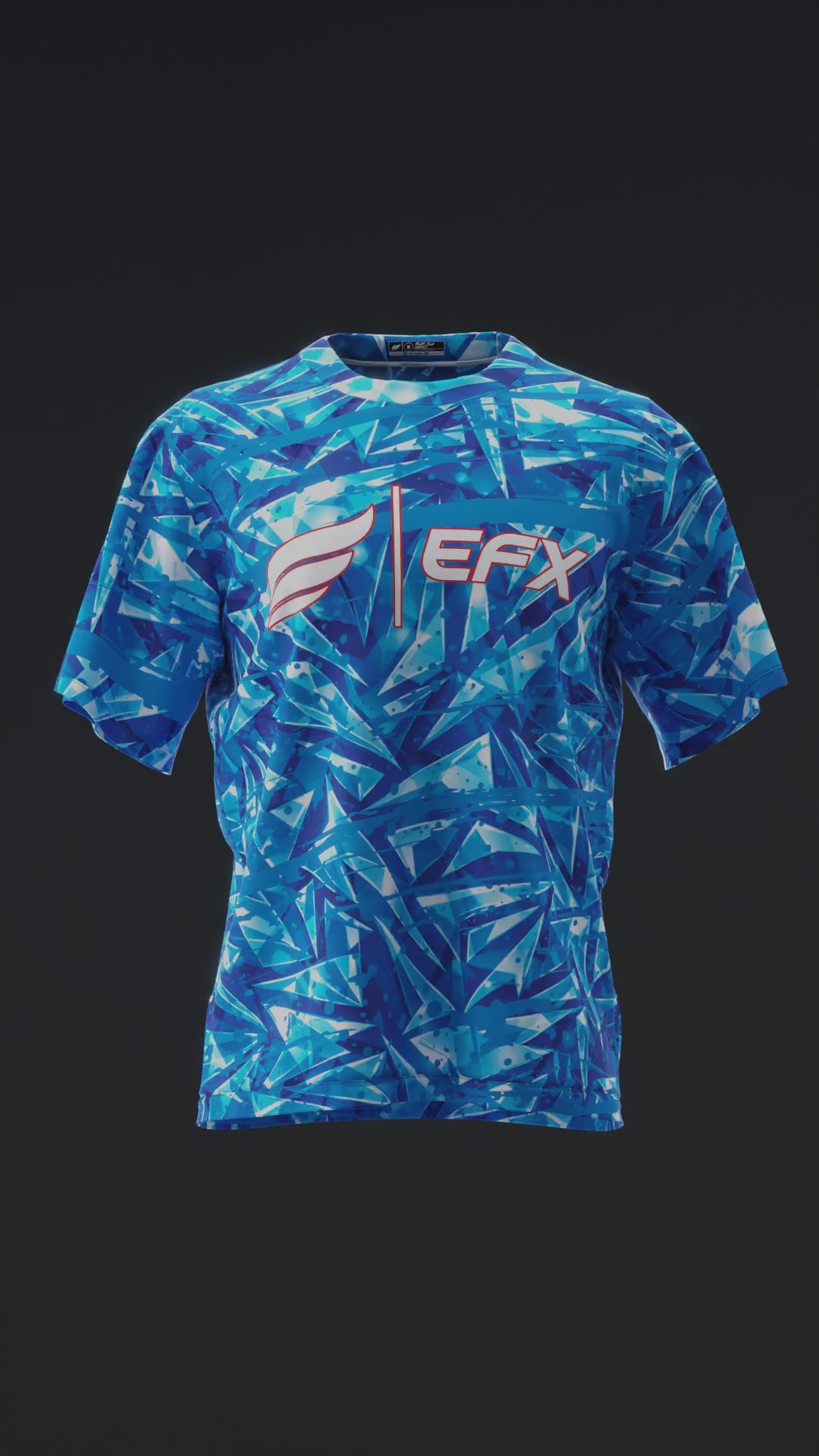 Rubicon Glassed - Blue - Bowling Jersey