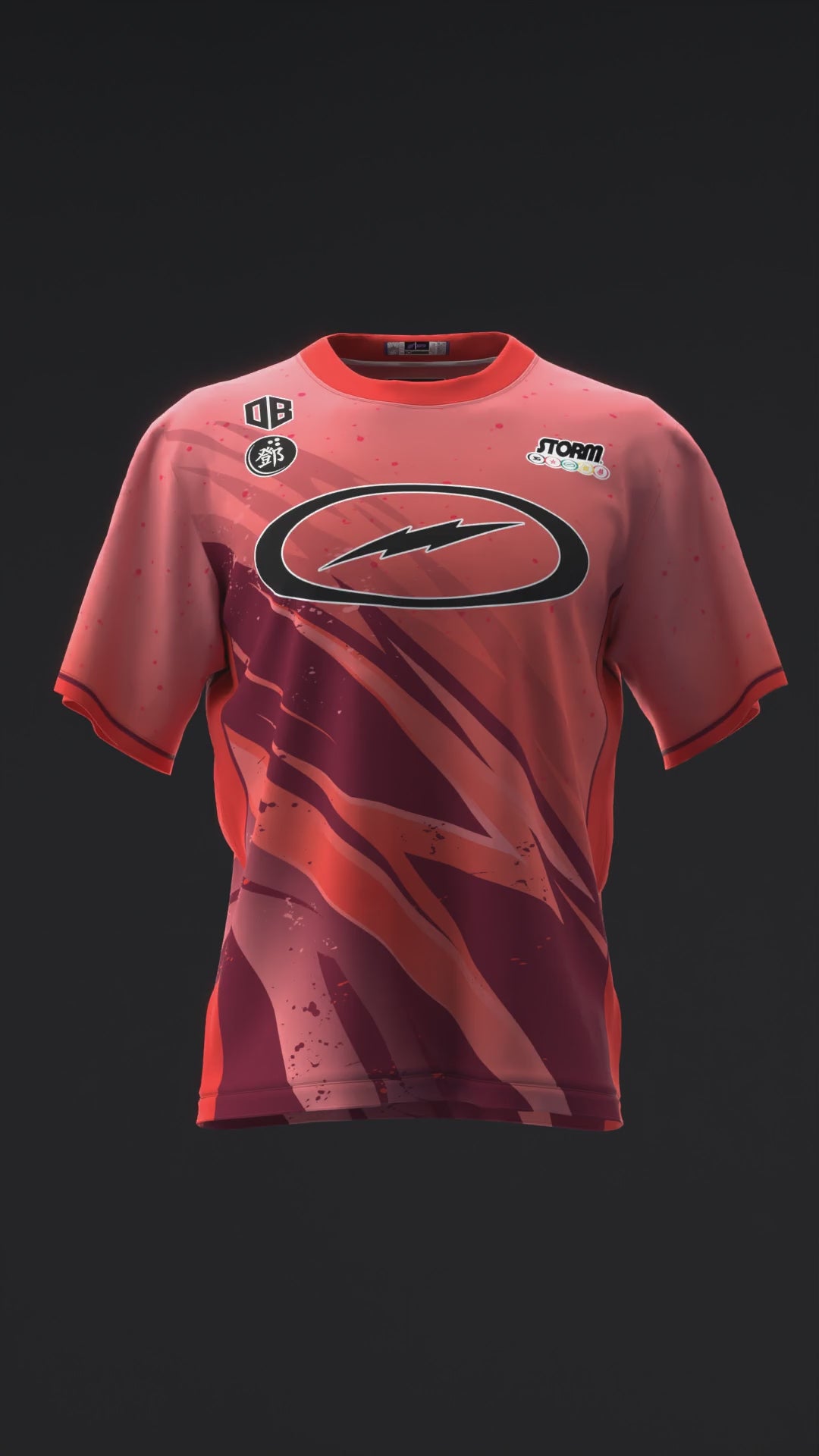 Darren Tang 2025 - Lightning Red Lobster - Bowling Jersey