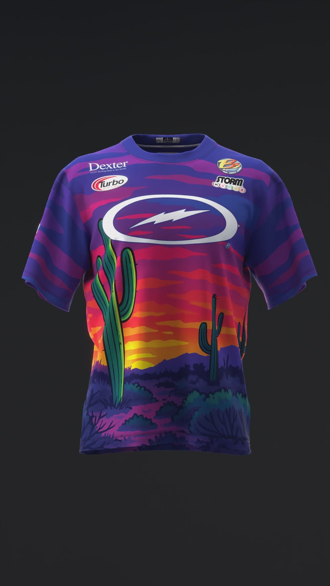 BRYANNA COTE 2025 - SIMPSON SUNSET - BOWLING JERSEY