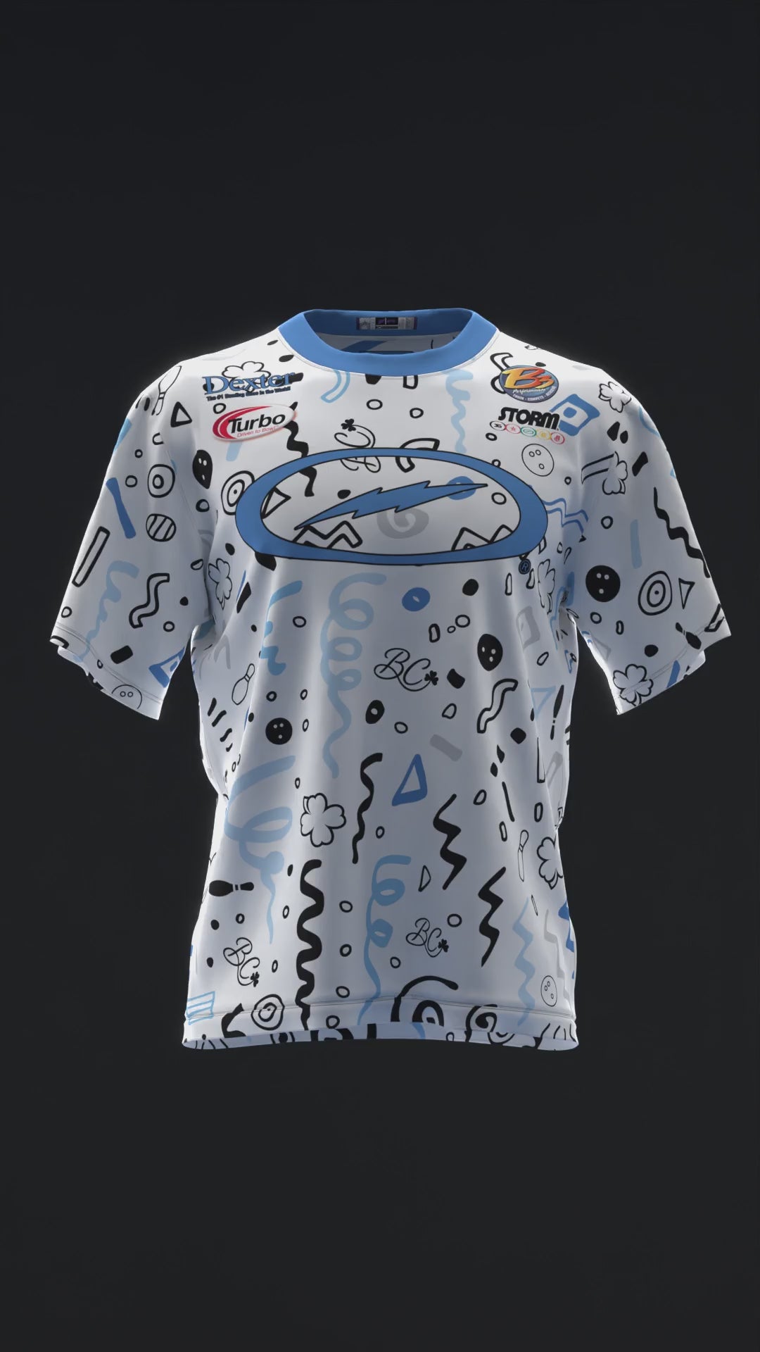 BRYANNA COTE 2025 - COLLAGE BW - BOWLING JERSEY