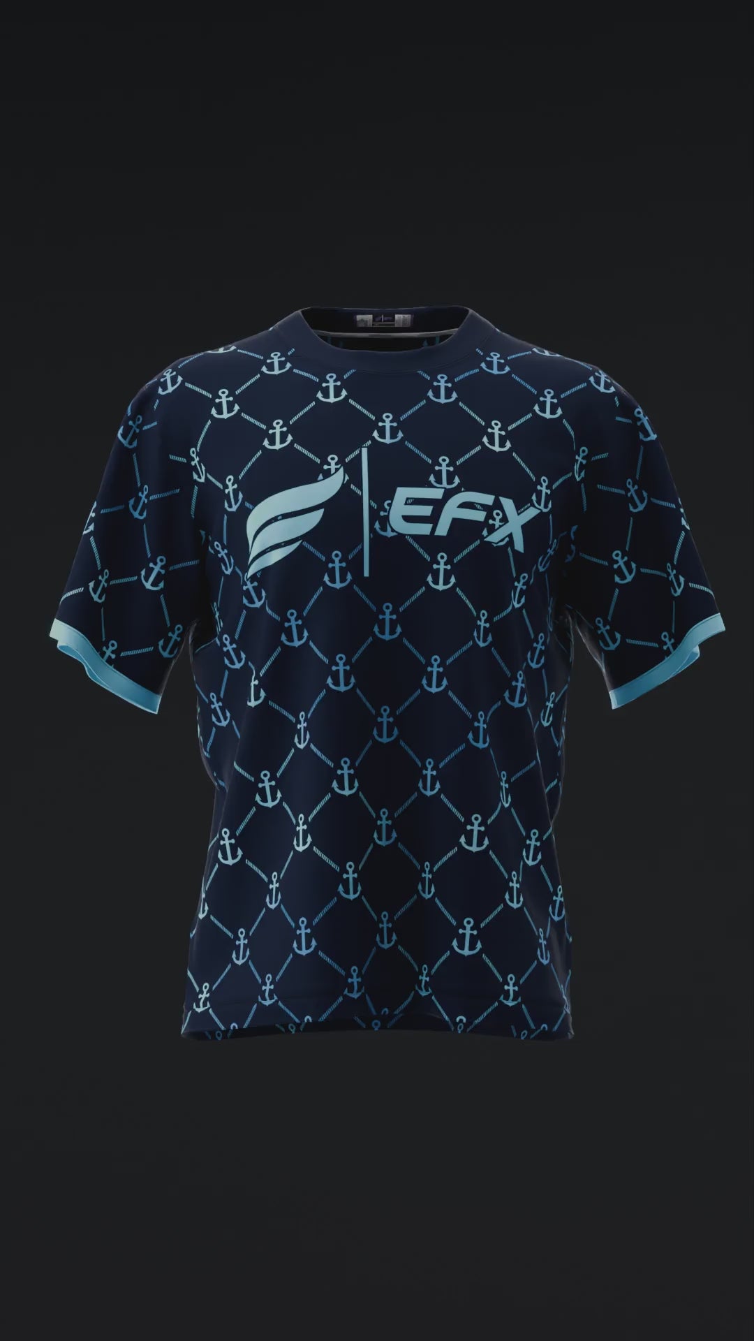 Set Sail - Navy - Bowling Jersey