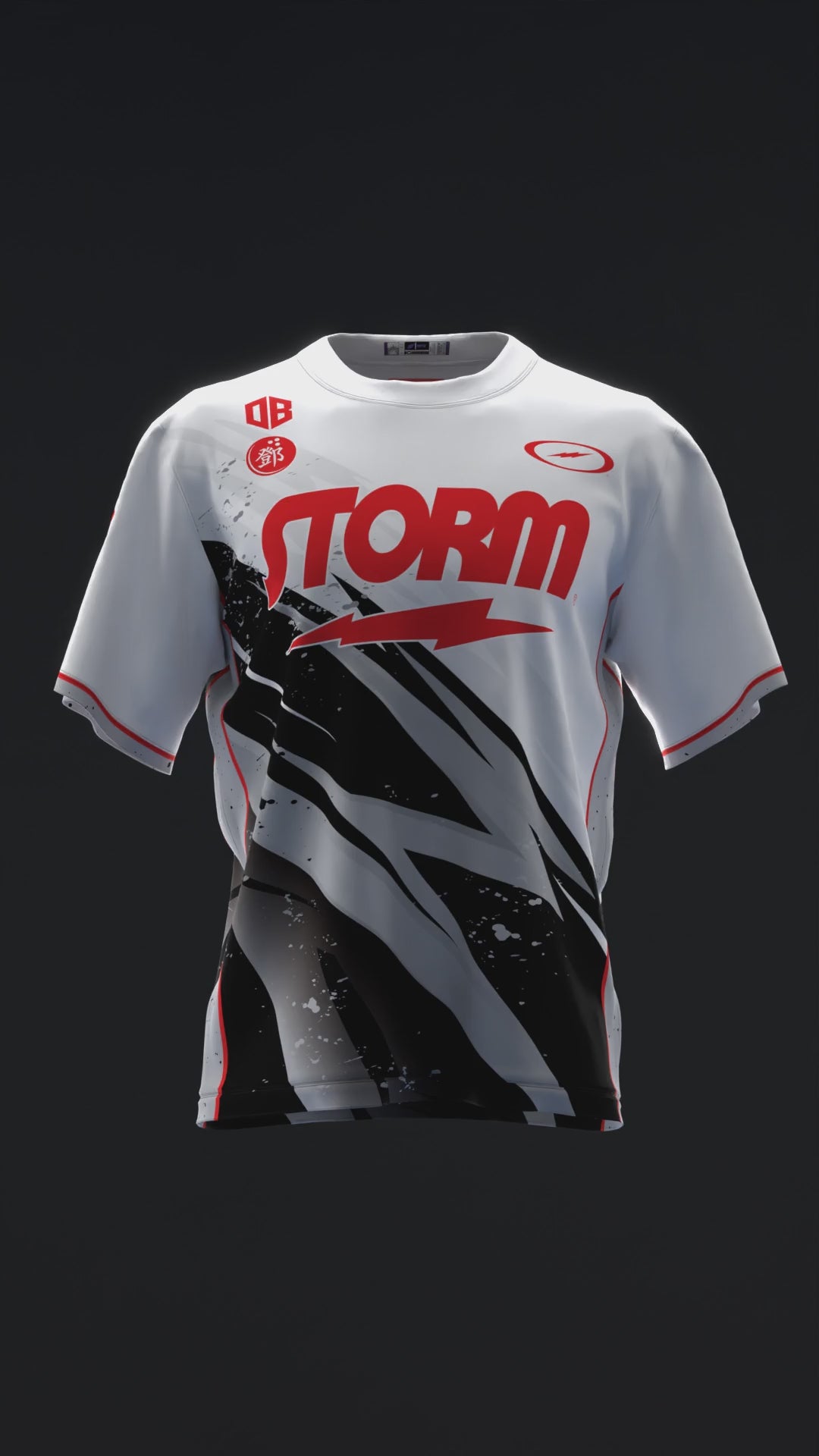 Darren Tang 2024 - Lightning White Cement - Bowling Jersey