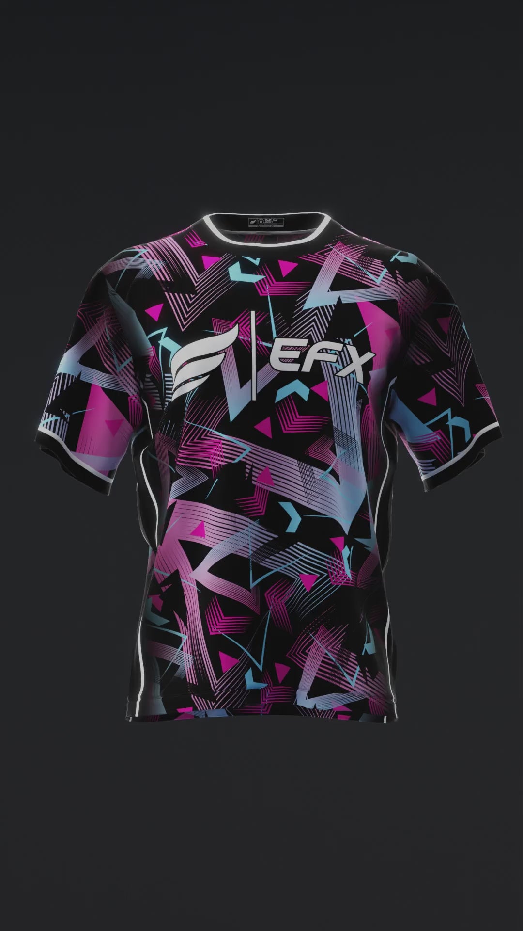 Abstrax - Sky Pink - Bowling Jersey