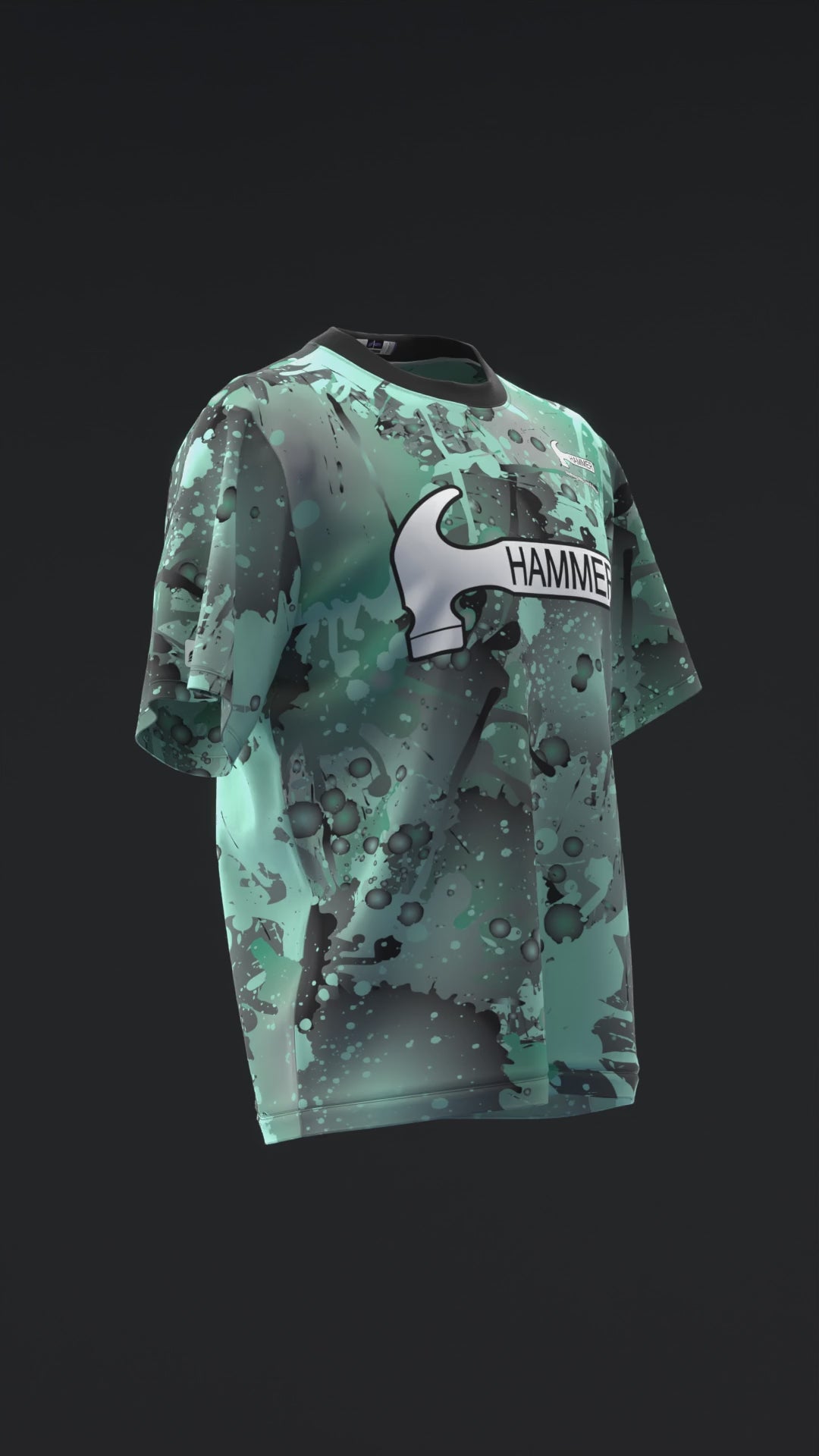 HAMMER - AXE GREEN SMOKE - BOWLING JERSEY