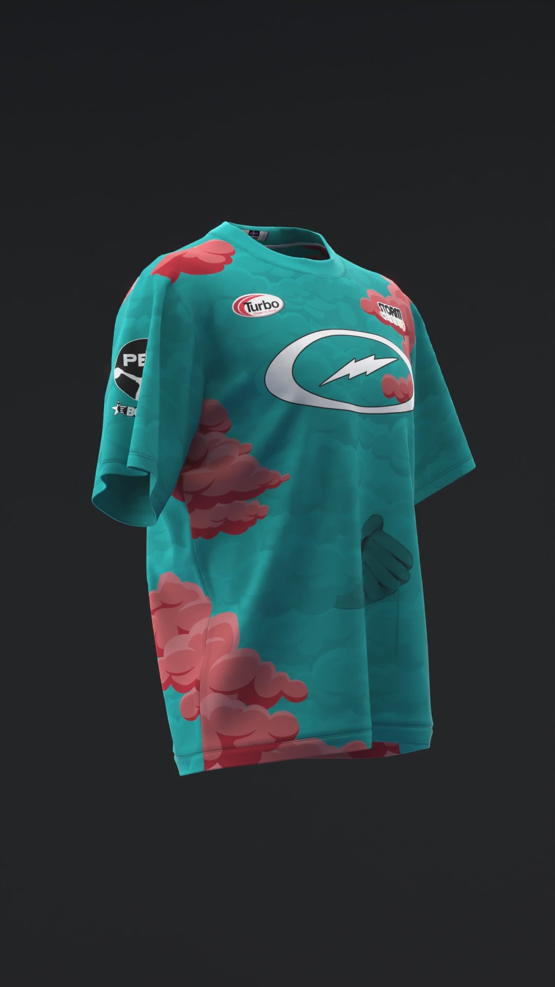 Cortez Schenck 2025 - Hand Clouds - Bowling Jersey