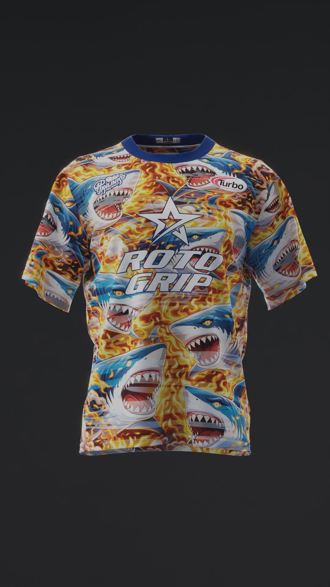 Jason Pavlinko 2026 - Sharks & Flames - Bowling Jersey