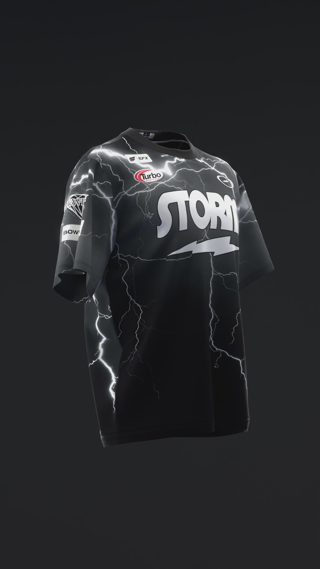 NICK BROWN 2025 - LIGHTNING BLACK - BOWLING JERSEY