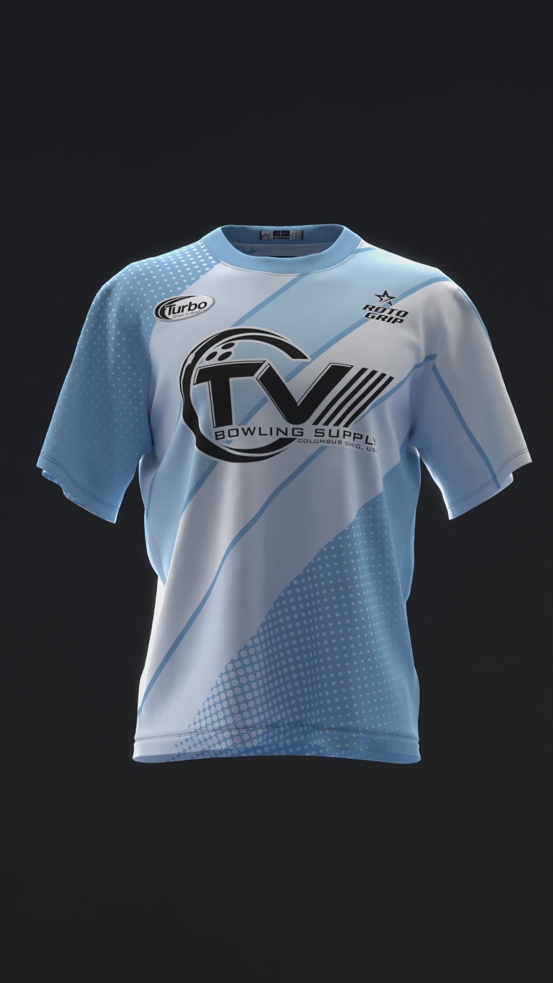 MICHAEL TANG 2024 - RETRO STRIPES EVOLUTION - ICY - BOWLING JERSEY