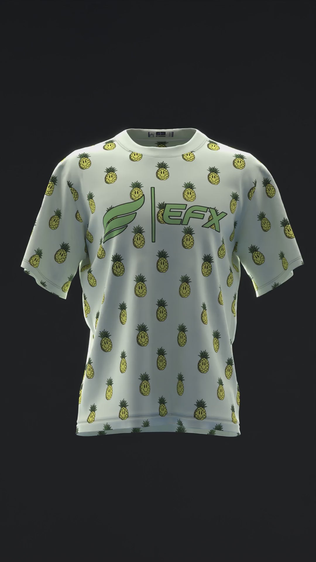 SMILEY PINEAPPLES - BOWLING JERSEY