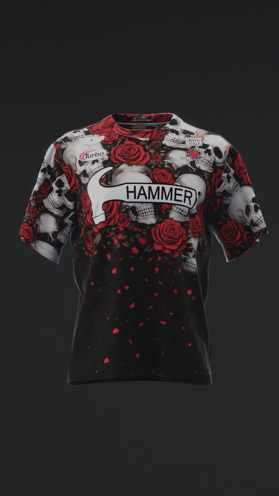 Mallory Clark 2026 - Skull Roses - Bowling Jersey