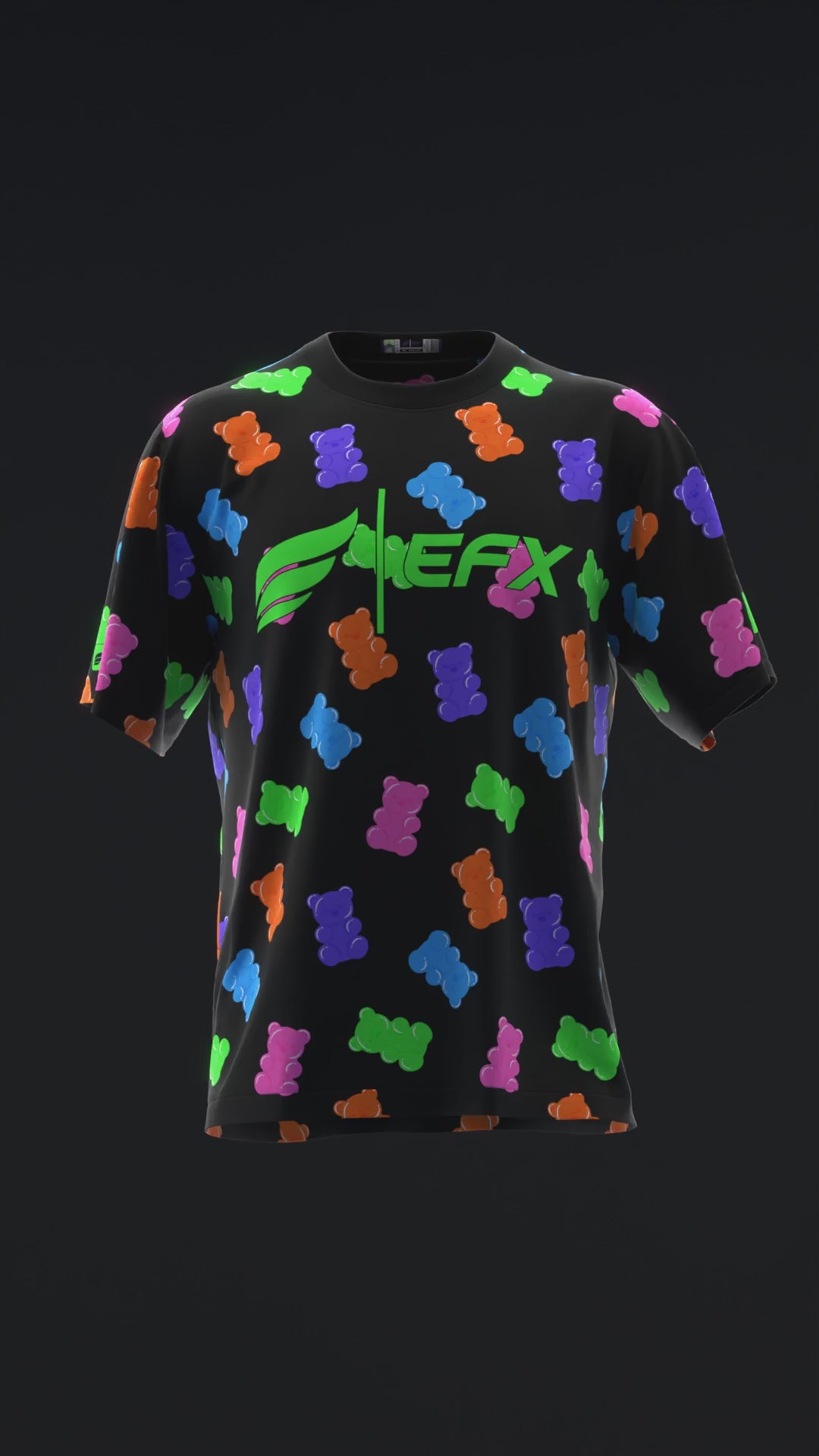 NEON GUMMY BEARS - BOWLING JERSEY