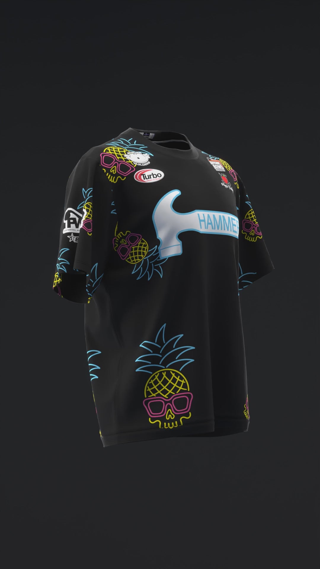 Mallory Clark 2025 - Pineapple Skulls - Bowling Jersey
