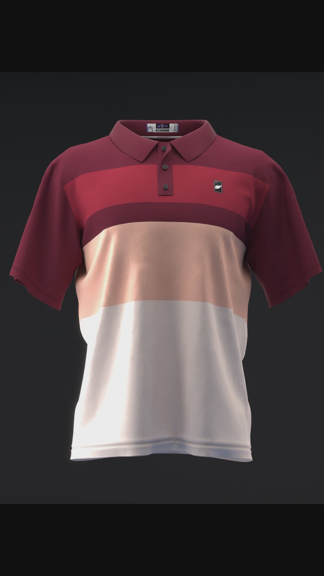 FAIRWAYS - ADVANTAGE - RED - BOWLING POLO