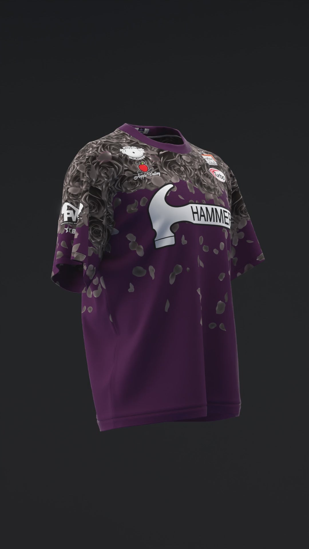 MALLORY CLARK 2025 - FALLING ROSES - BOWLING JERSEY