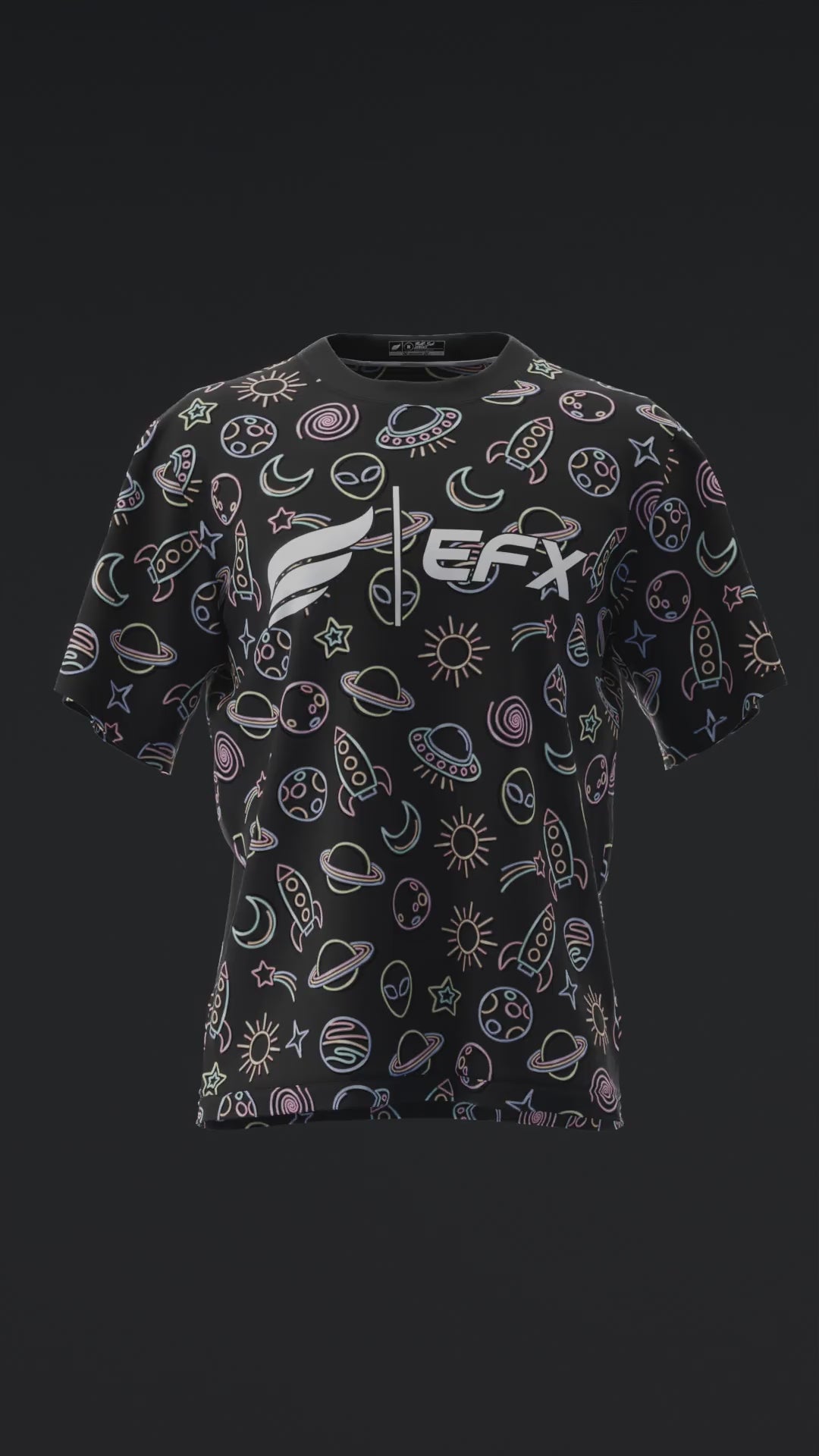 Space Glow - CB - Bowling Jersey