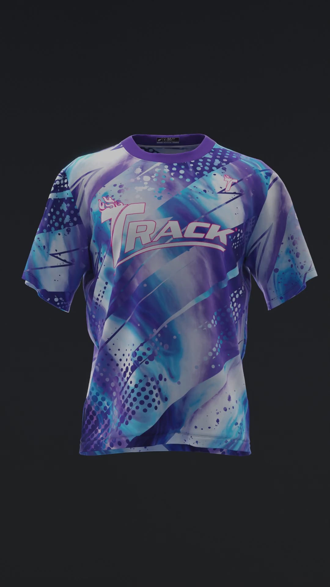 Track - Kinetic Sapphire Ice - Bowling Jersey