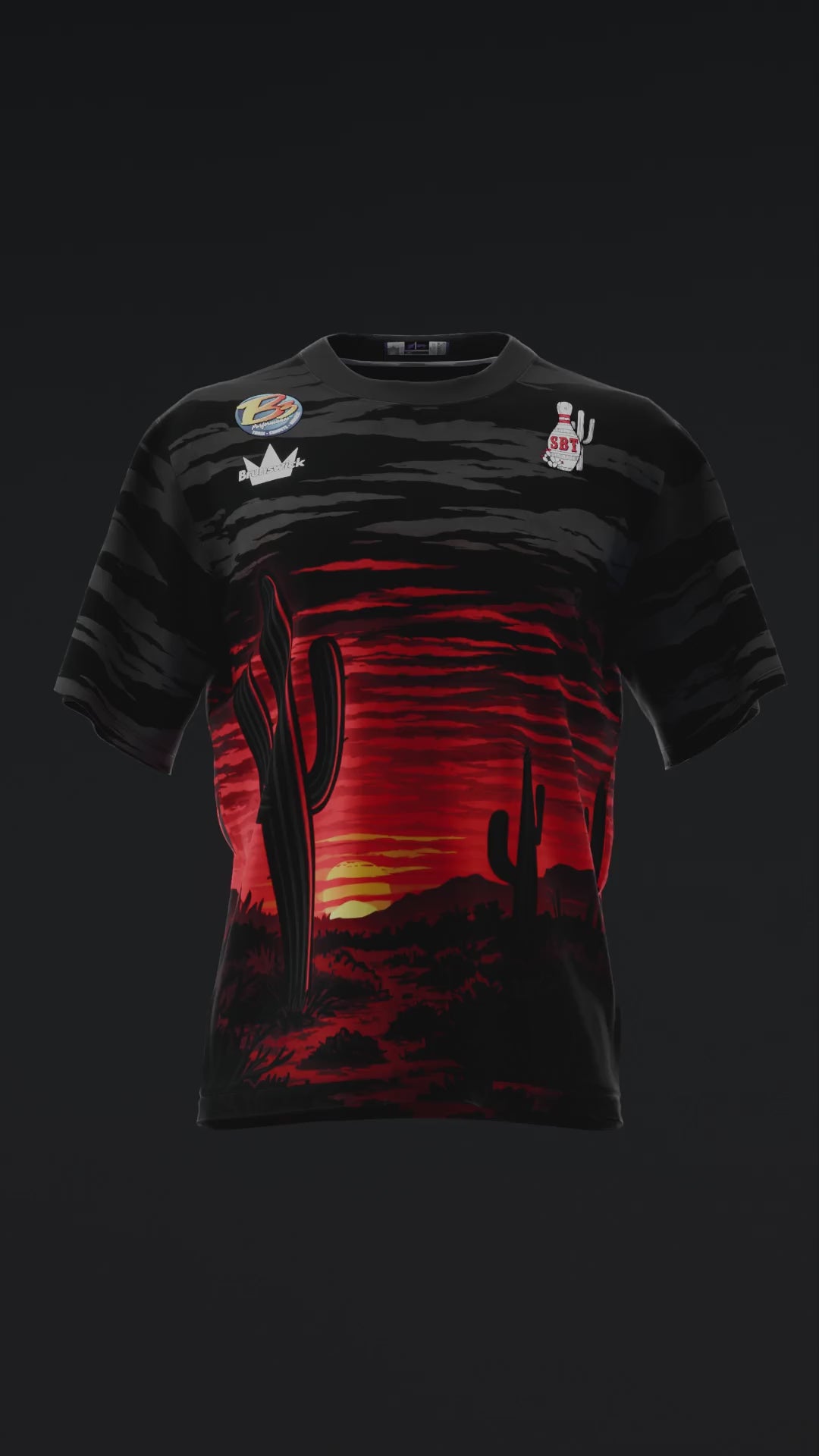 SBT - Desert Midnight Red - Bowling Jersey