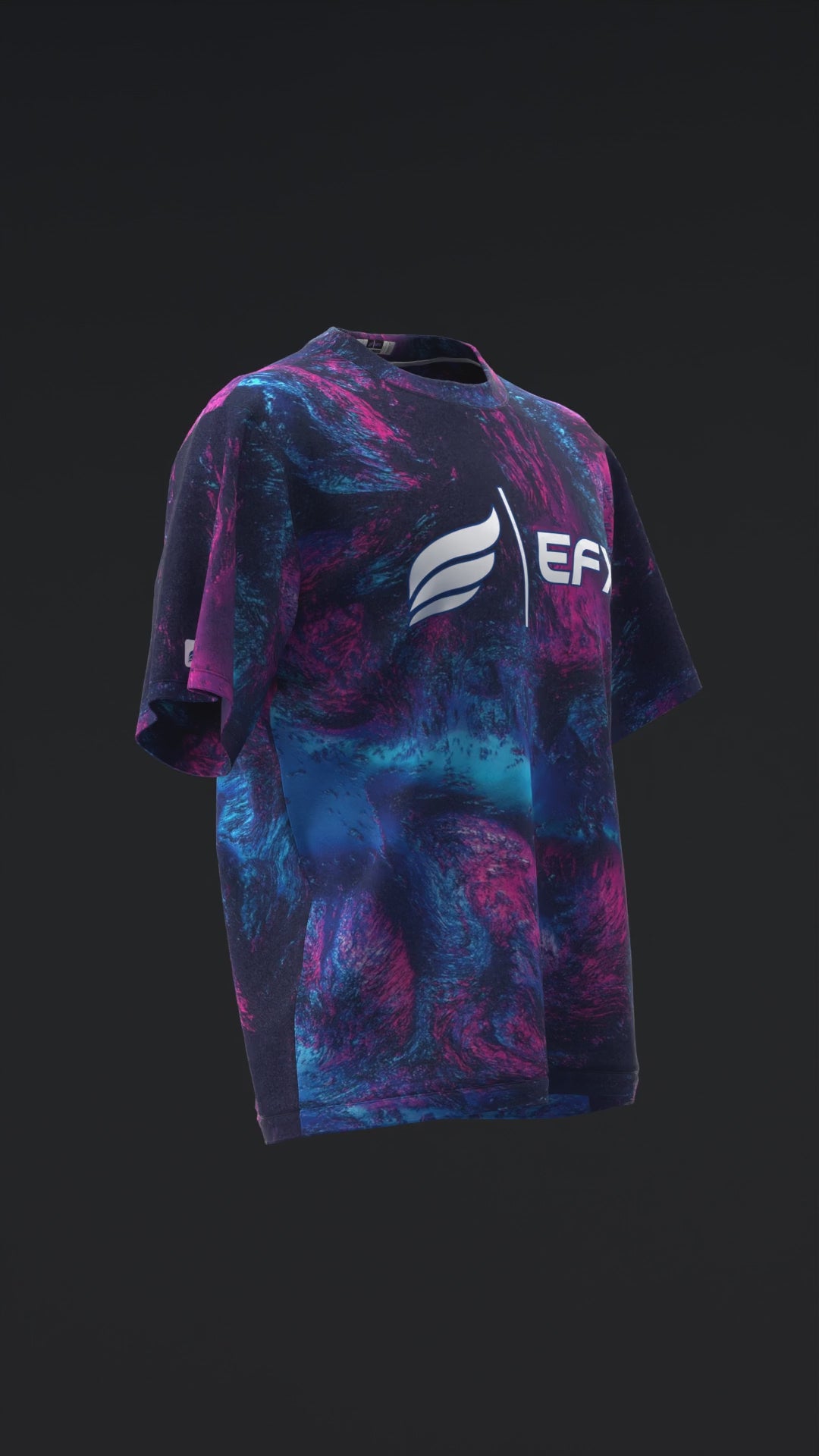 Ghost Eclipse - Blue Pink - Bowling Jersey