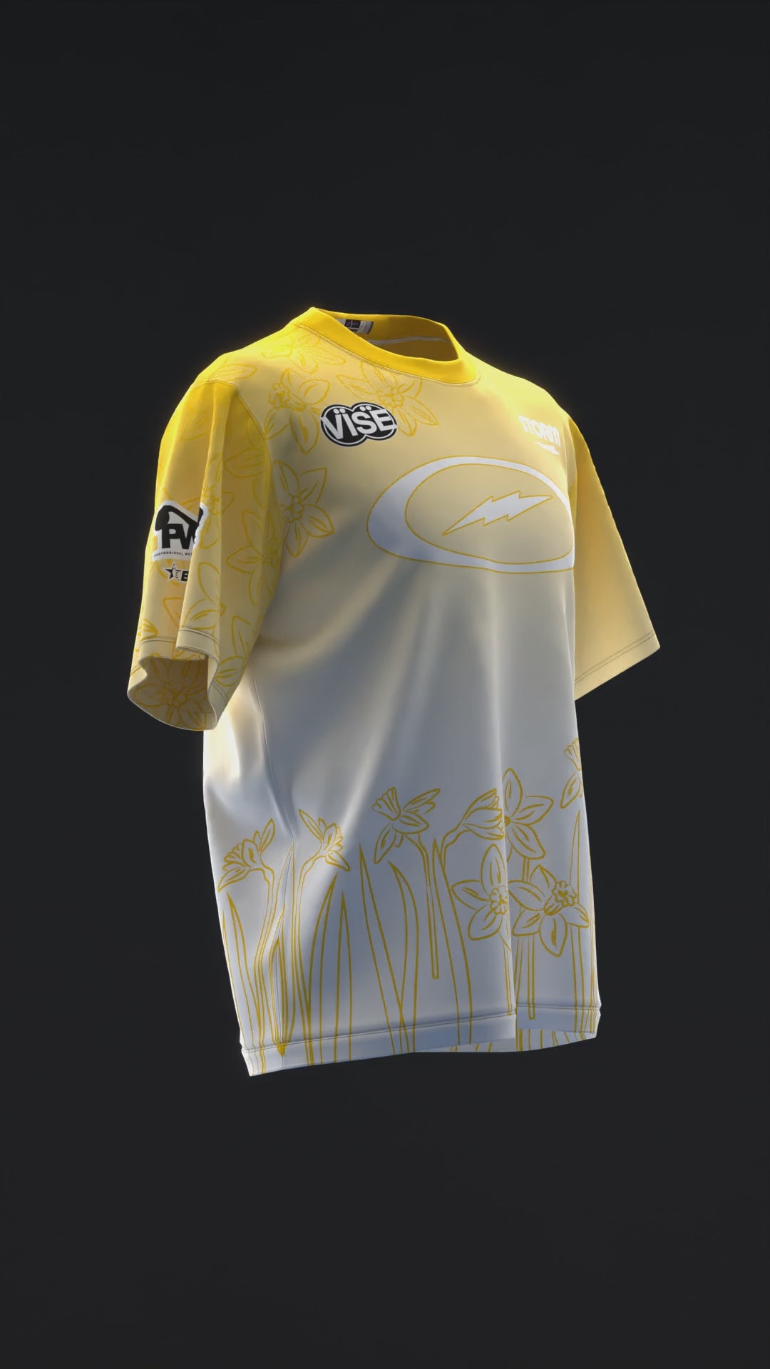 MARIBETH BAKER 2025 - DAFFODIL SKETCH - BOWLING JERSEY
