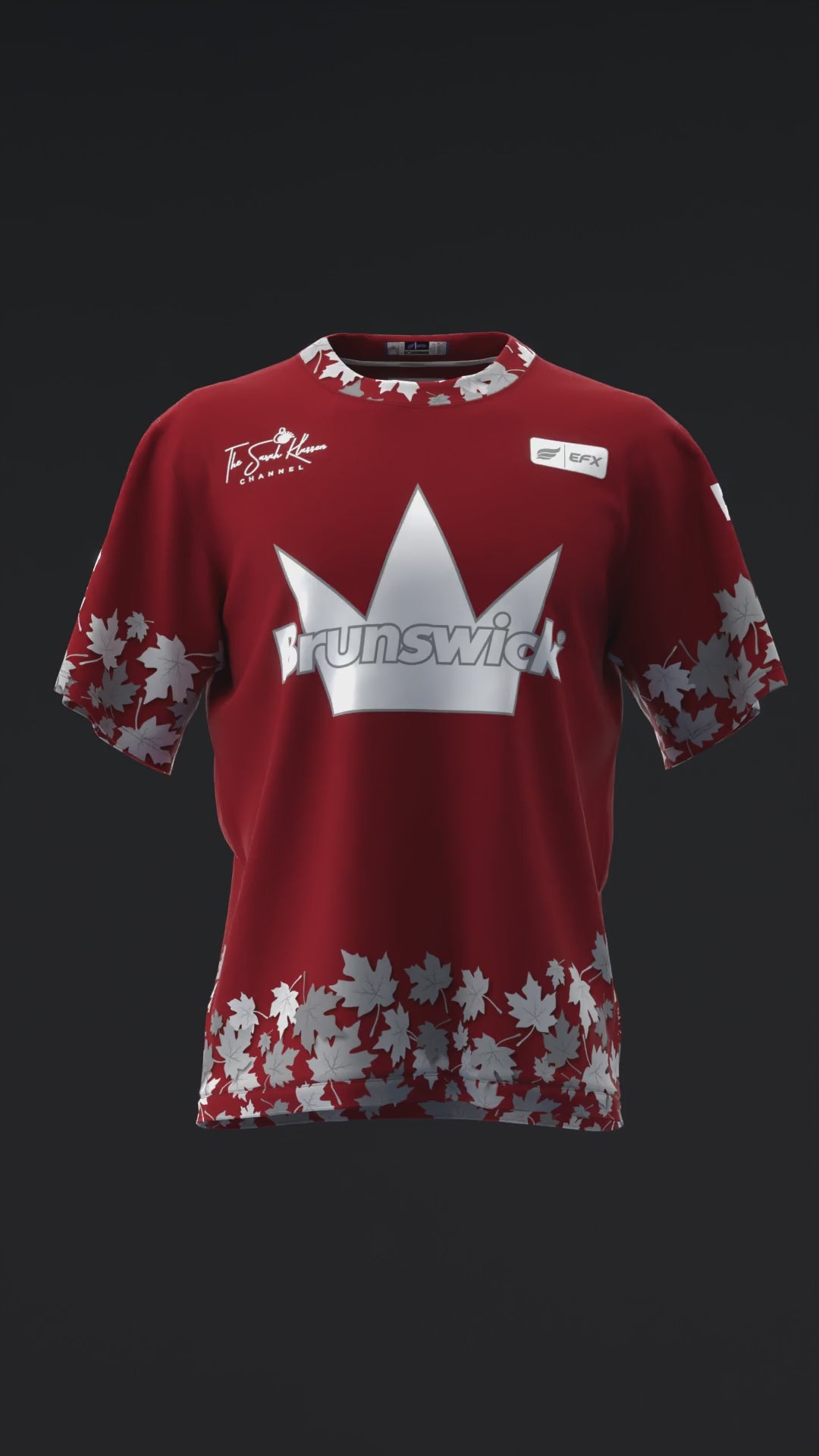 SARAH KLASSEN 2025 - SILVER LEAVES - BOWLING JERSEY
