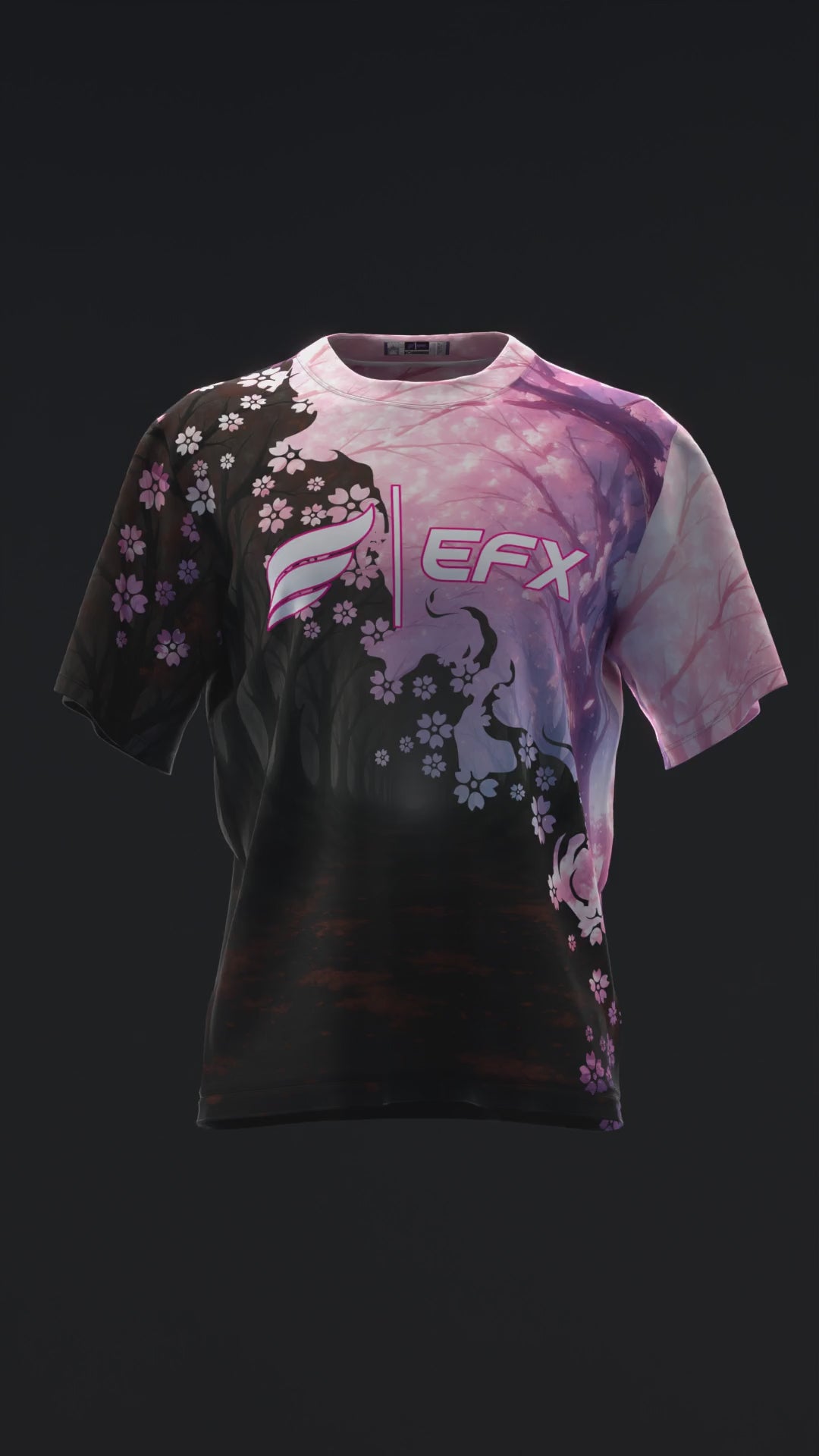 Blossom Void - Black Pink - Bowling Jersey