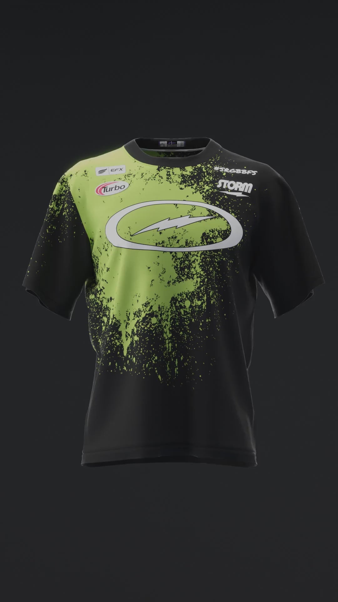 Nick Brown 2026 - Splatter Green - Bowling Jersey